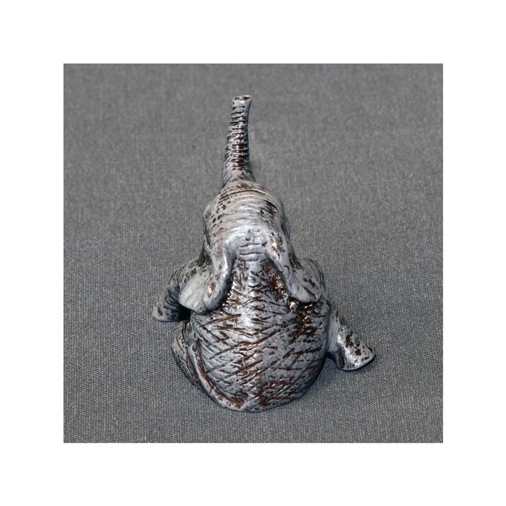 Elephant Baby Bronze Sculpture | Barry Stein | BBSSMALLELEBABY -4
