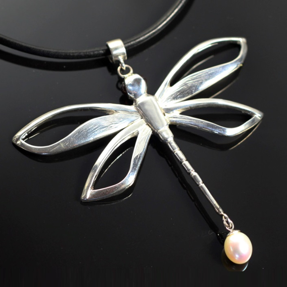 Dragonfly Pendant | Necklace | Sterling 