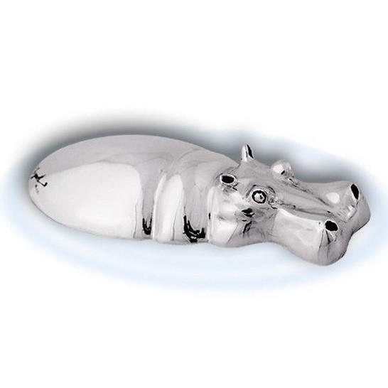 Hippo Hippo Sculpture | A68 | Silver Plated | D'Argenta