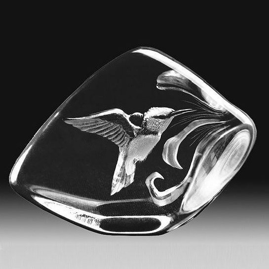 Hummingbird Crystal Sculpture | 33641 | Mats Jonasson Maleras