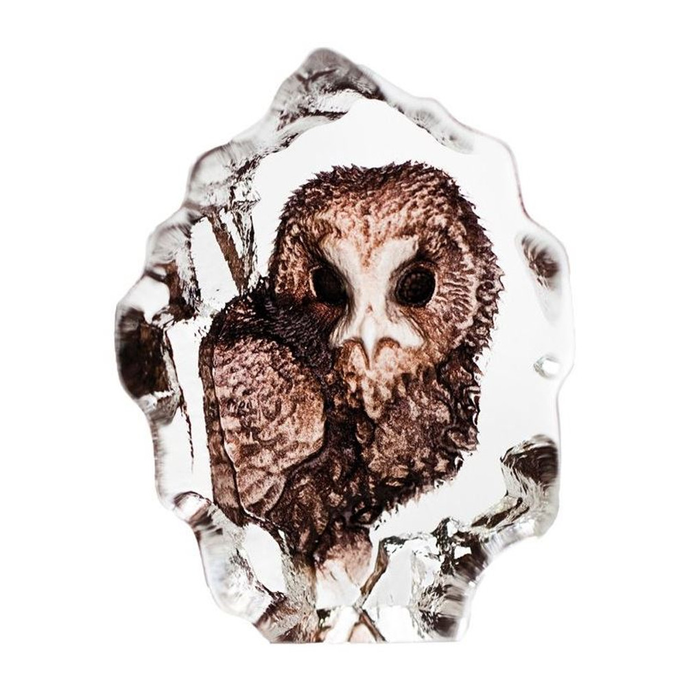 Owl Mini Color Crystal Sculpture | 88177 | Mats Jonasson Maleras