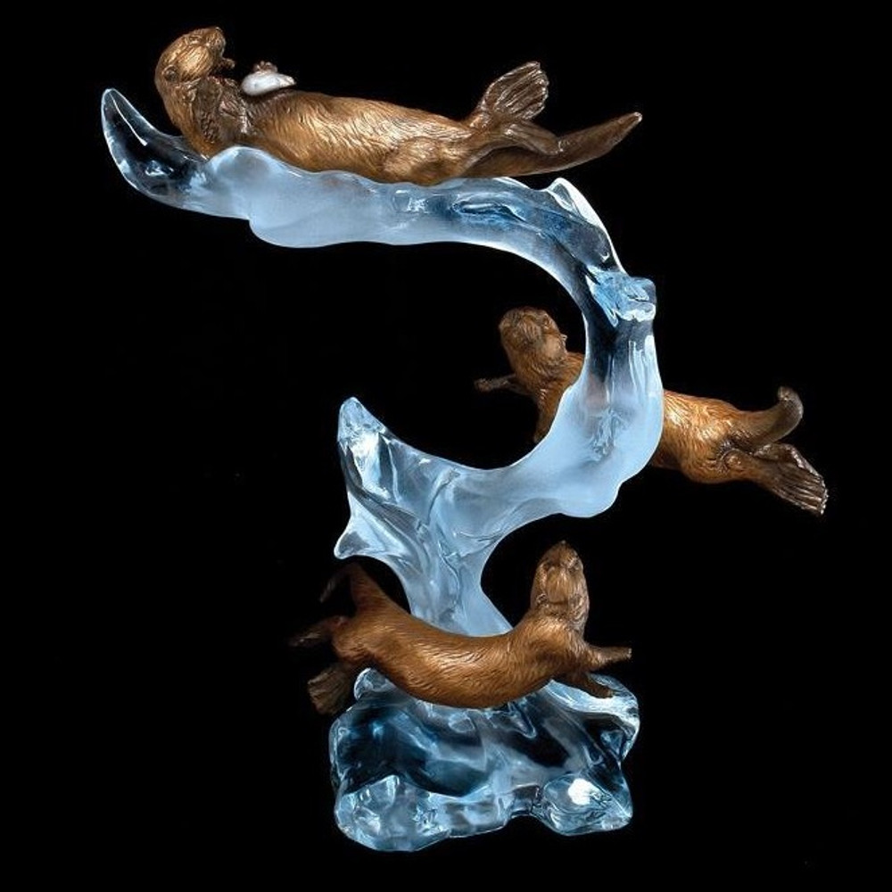 Otter Sculpture "Playful Motion" | Starlite Originals | SO3554