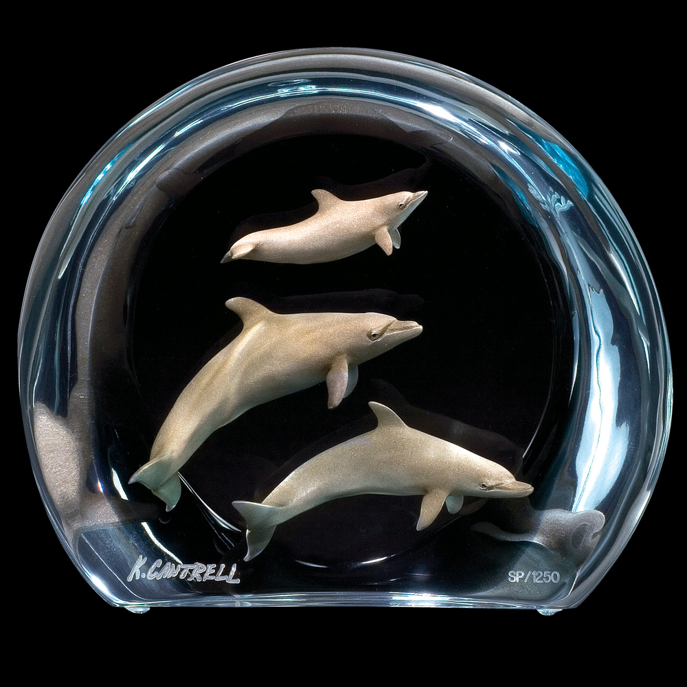 Dolphin Sculpture "Aquatic Ballet" | Starlite Originals | SO8273