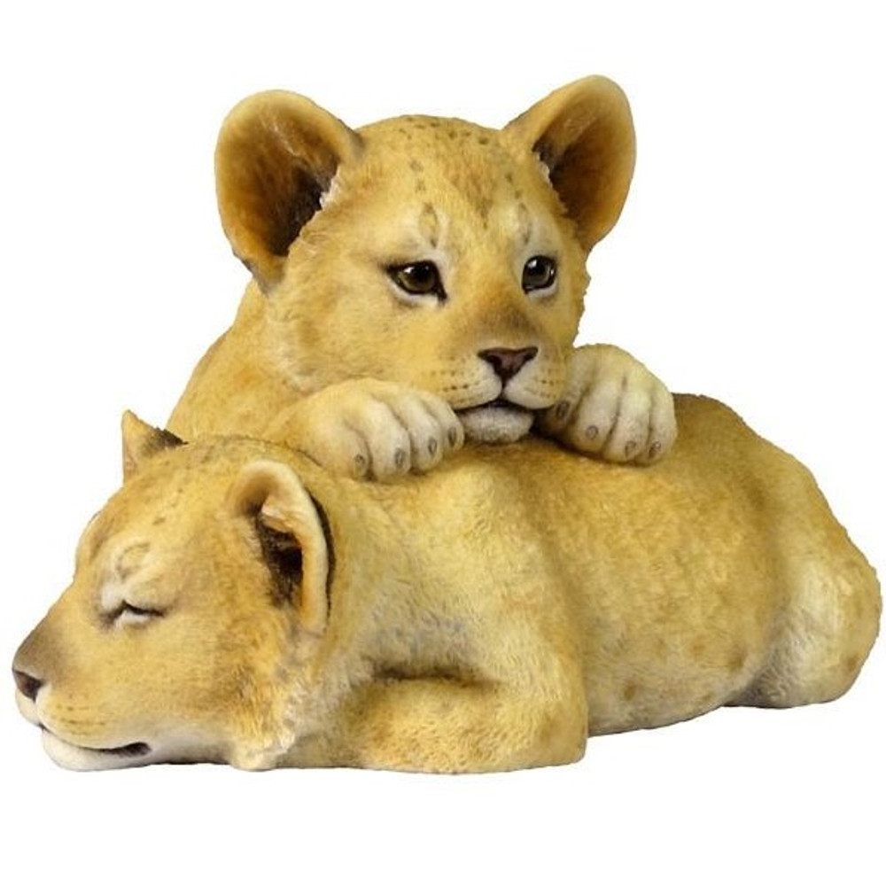 Lion Cubs Sculpture | Unicorn Studios | USIWU75435AA