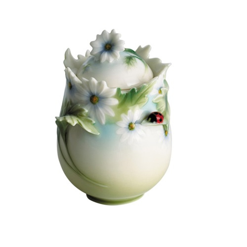 Ladybug Sugar Jar | fz00401 | Franz Porcelain Collection