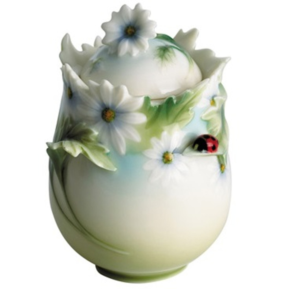 Ladybug Sugar Jar | fz00401 | Franz Porcelain Collection -2