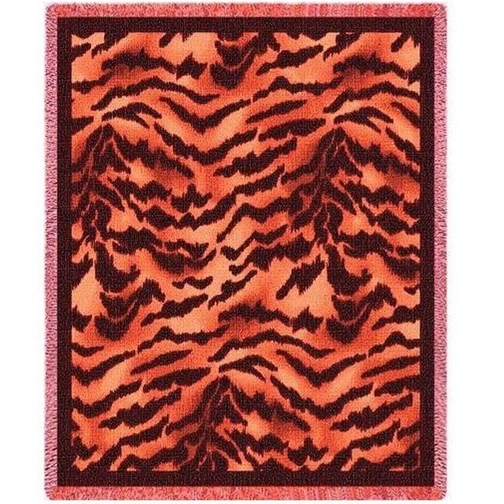 Tiger Print Throw Blanket | Pure Country | pc851T