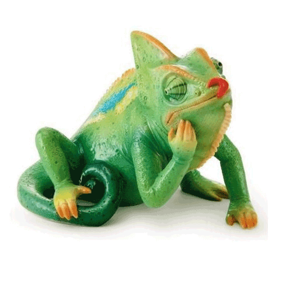 Rain Forest Little Dwellers Lizard Figurine | Franz Porcelain