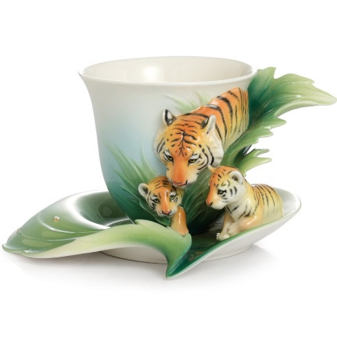 Tiger Cup Saucer | Tableware | Drinkware | Franz Porcelain