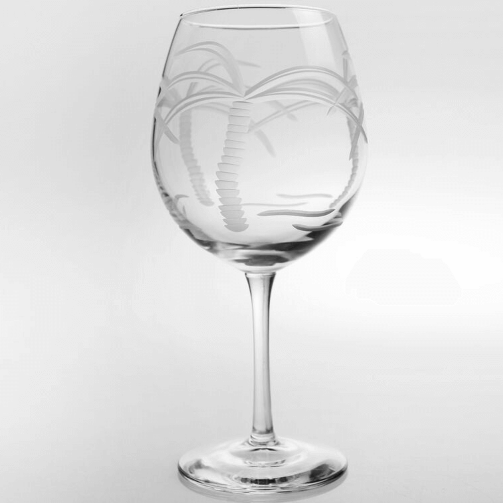 Palm Tree Balloon Wine Glass Set of 4 | Rolf Glass | 203171