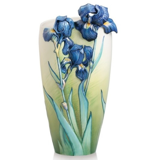 Van Gogh Iris Vase | Porcelain | Franz Collection