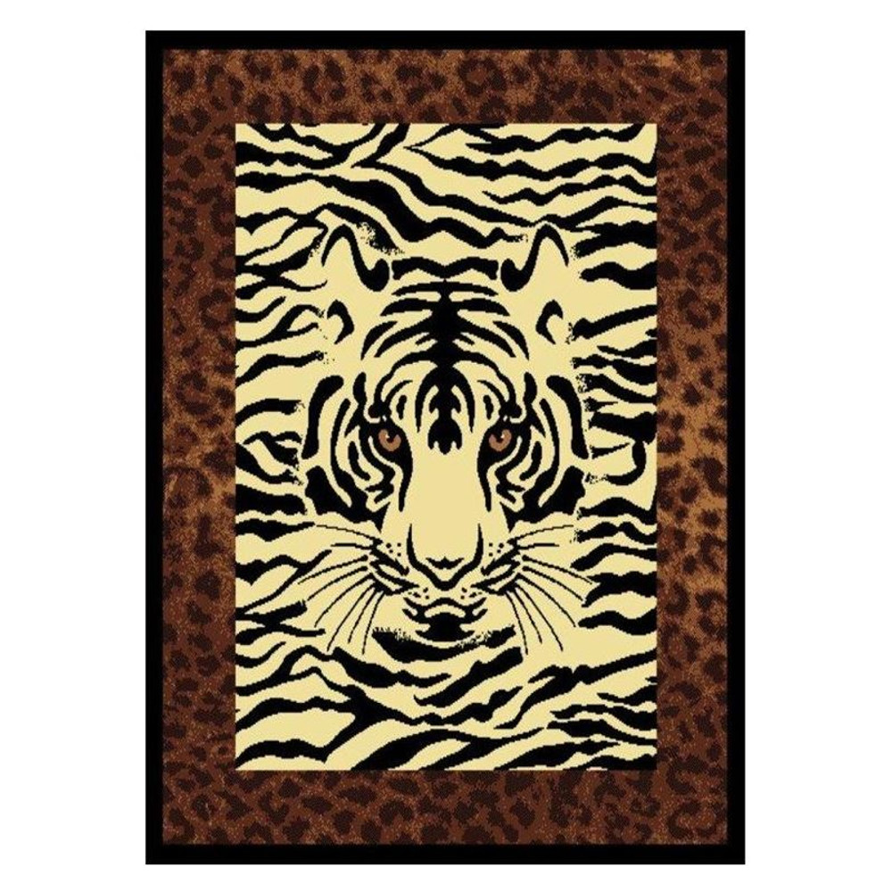 Tiger Area Rug Hidden Eyes Area Rug | United Weavers | UW910-04550