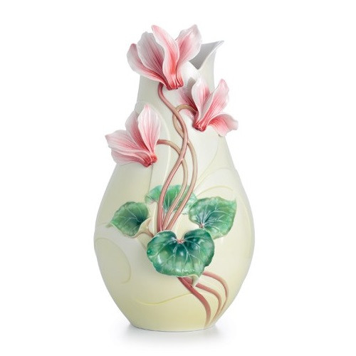 Persian Violet Vase | Porcelain | Franz Collection