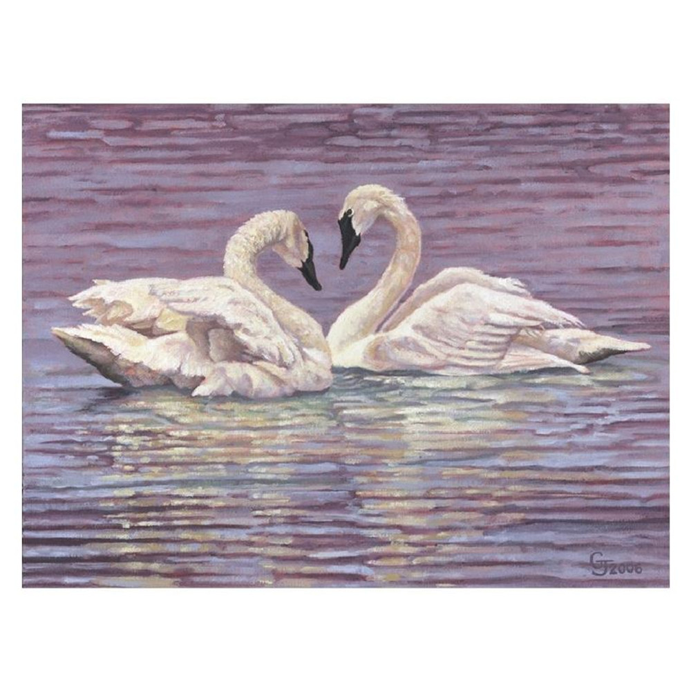 Swan Print "Love Dance" | Gary Johnson | GJgcldance