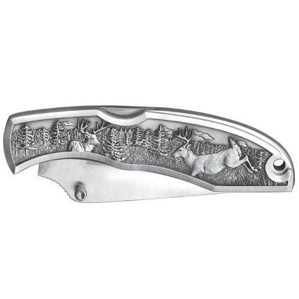 Whitetail Deer Collector's Knife | Heritage Pewter | HPIKNF814