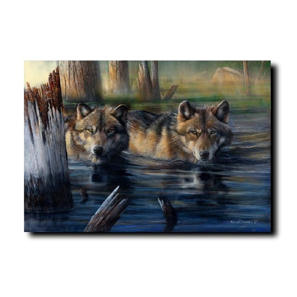 Wolf Print "Shallow Backwaters" | Kevin Daniel | KD429