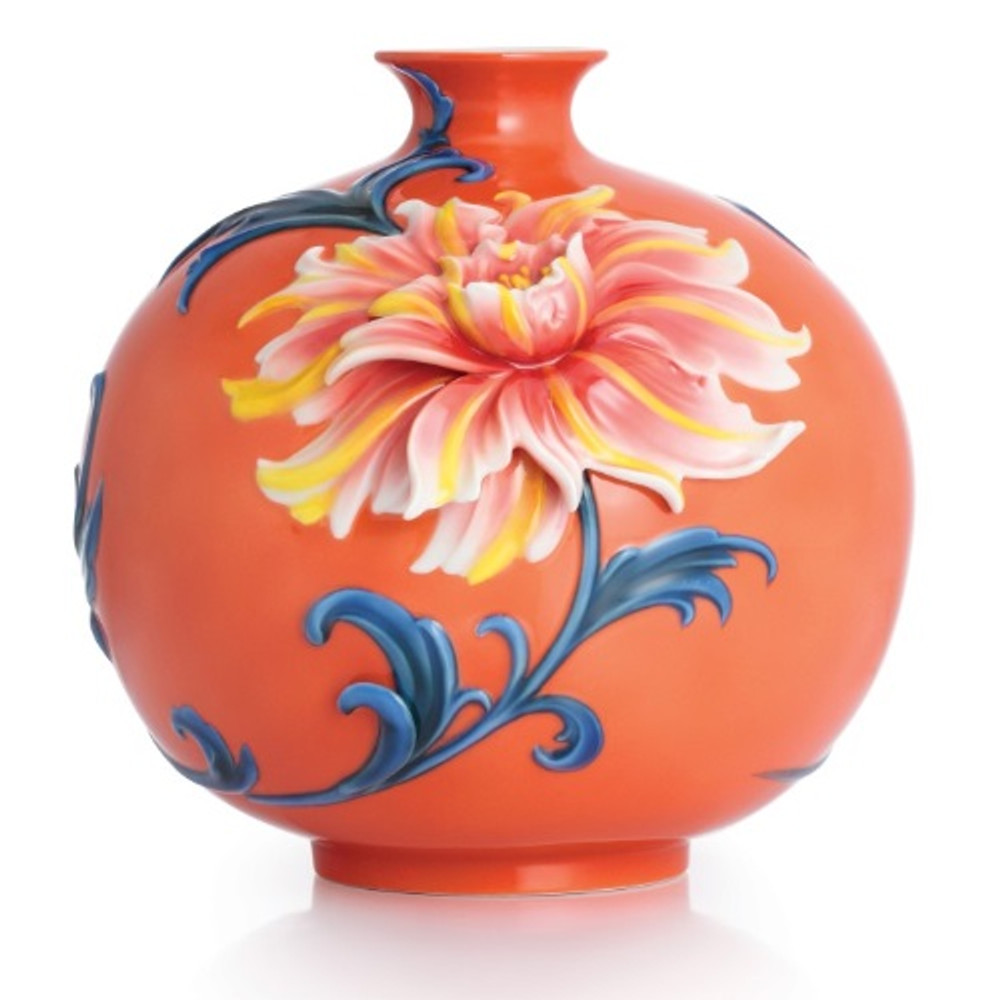 Exotic Peony Porcelain Vase | FZ02753 | Franz Porcelain Collection