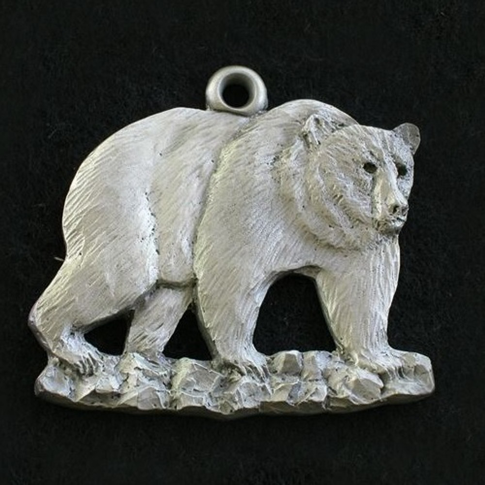 Grizzly Bear Pewter Ornament | Andy Schumann | SCHMC122141
