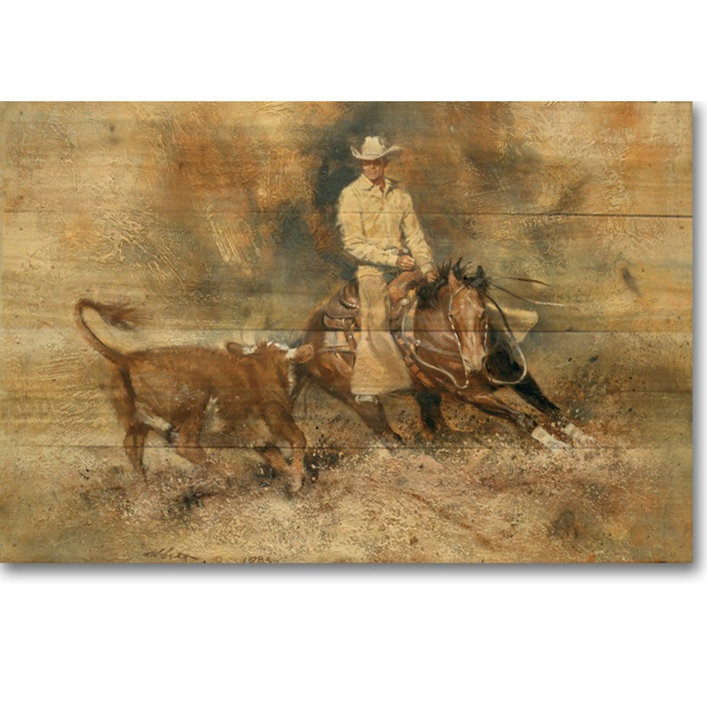 Horse Wood Wall Art "First Go Round" | Wood Graphixs | WGIFGR2416