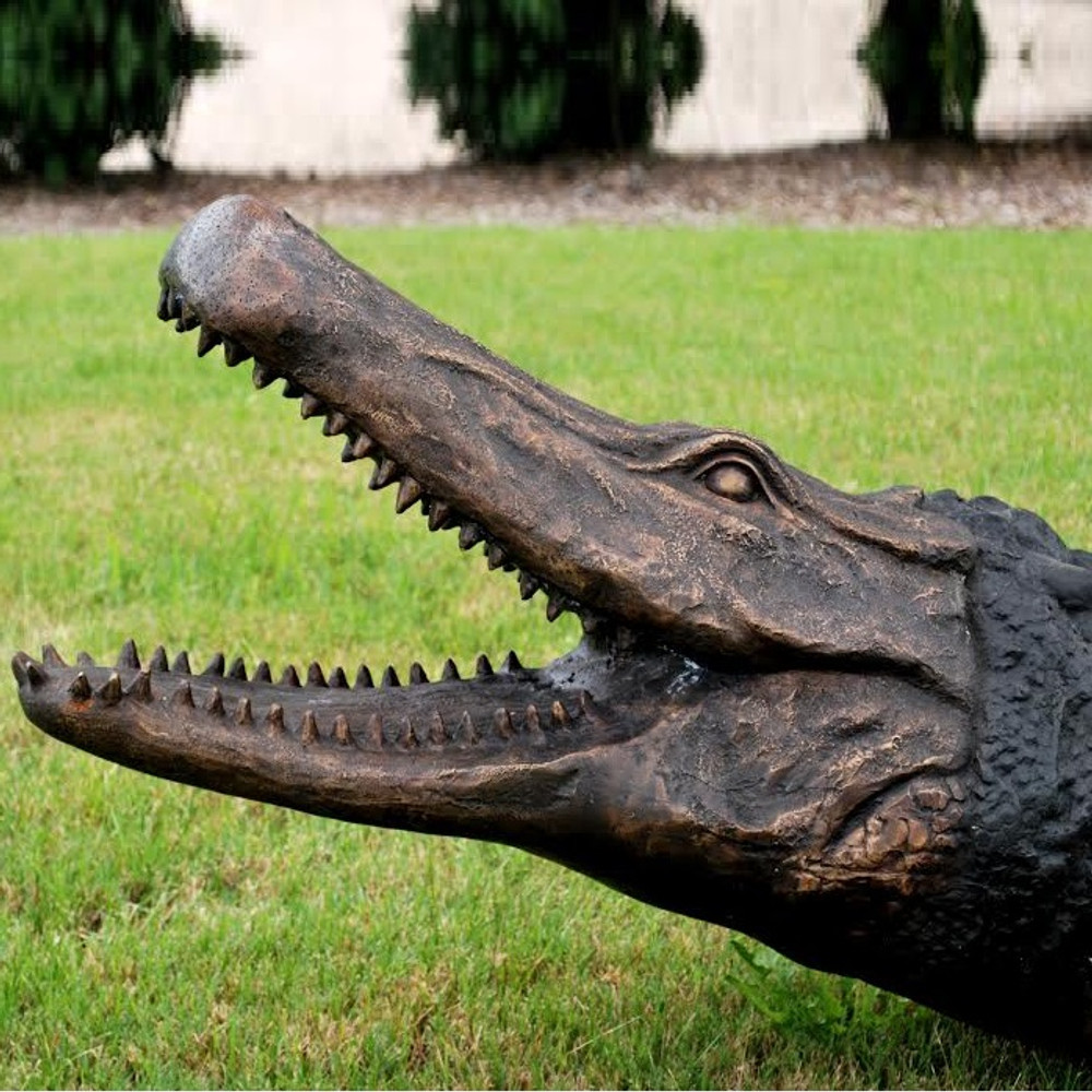 Large Alligator Bronze Fountain Statue | Metropolitan Galleries | SRB702223 -3