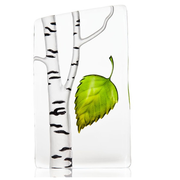 Birch Tree Sculpture | Painted | Swedish Crystal | 34226 | Mats