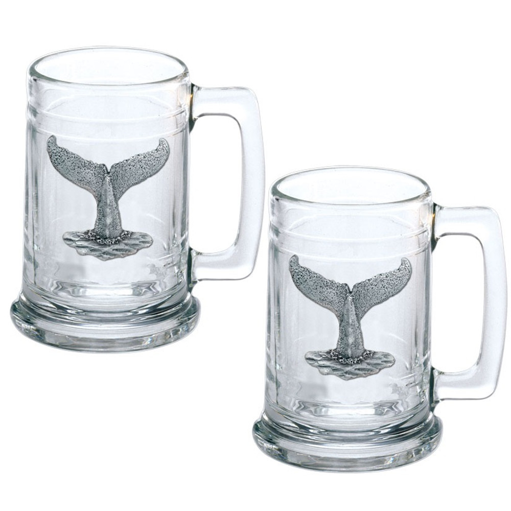 Whale Tail Stein Set of 2 | Heritage Pewter | ST4057