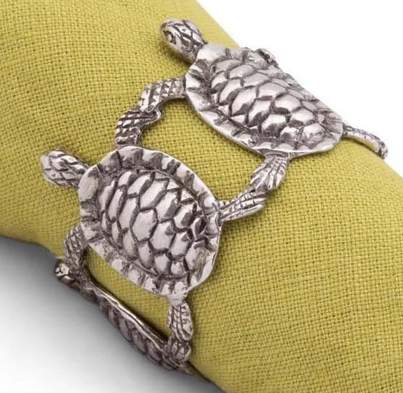 Vagabond House Sea Turtle Napkin Rings