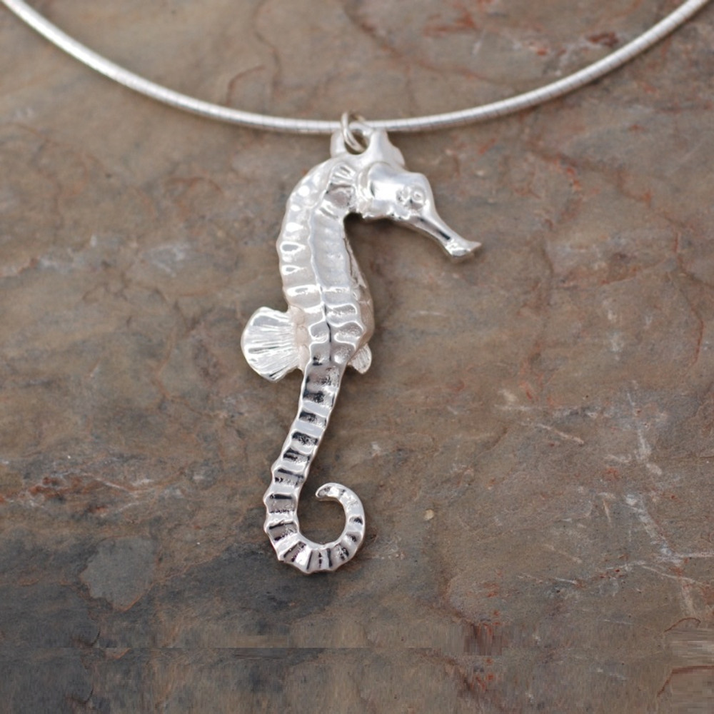 Seahorse Pendant Necklace | Big Blue Jewelry | Roland St. John | BC10-18