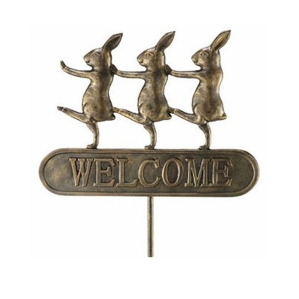 Parading Bunnies Welcome Sign | 33391 | SPI Home