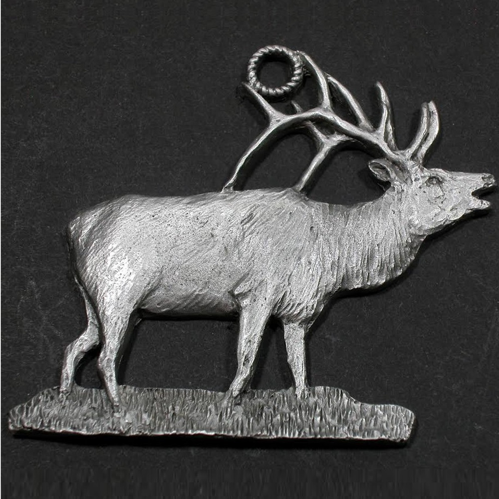 Elk Pewter Ornament | Andy Schumann | SCHMC122174