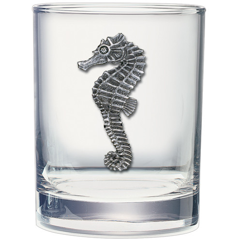 Heritage Pewter Seahorse Capitol Decanter Chest - Thumbnail 2