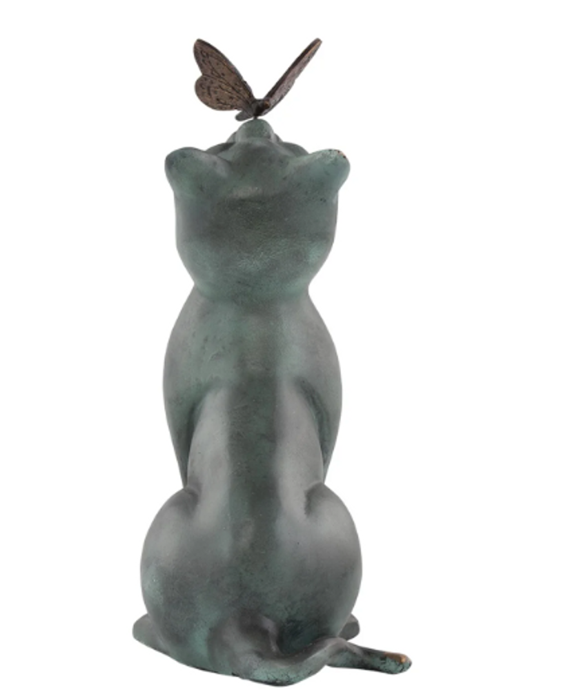 Curiosity Cat Garden Sculpture | 33847 | SPI Home