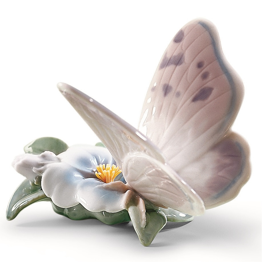 Butterfly Porcelain Figurine 