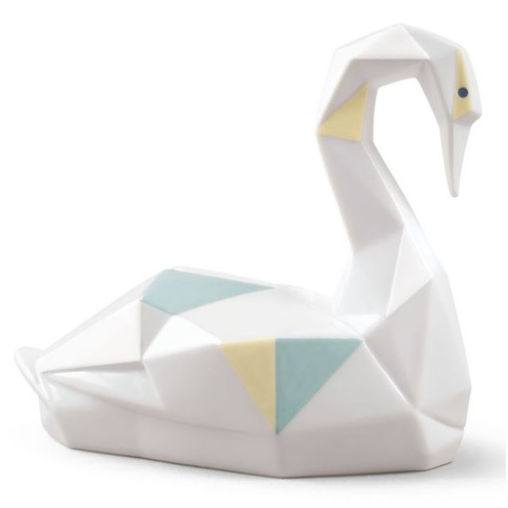 Origami Swan Porcelain Figurine | Lladro | LLA01009263