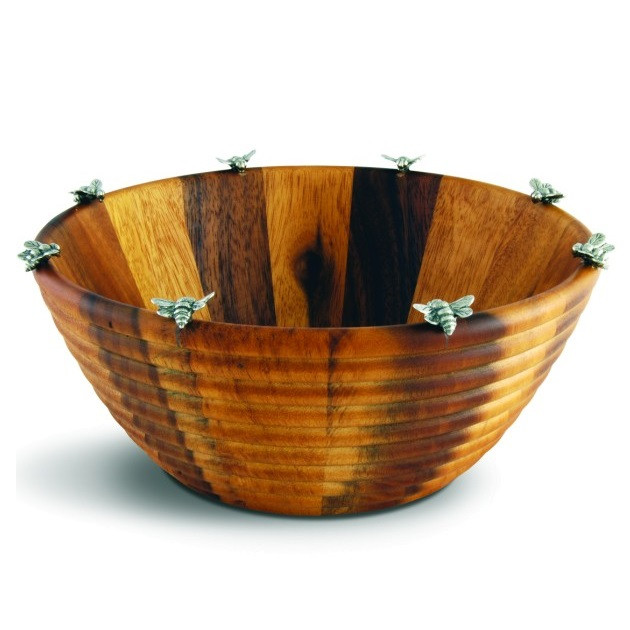 Vagabond House Bee Salad Serving Bowl