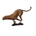 Cheetah Running Bronze Statue | Metropolitan Galleries | SRB10075-2