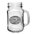 Eagle Mason Jar Set of 2 | Heritage Pewter | HPIMJM109