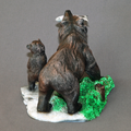 Bear Bronze Sculpture "First Lesson" | Barry Stein | BBSFIRSTLESSON-5