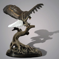 Eagle Bronze Sculpture "Wings of Fury" | Barry Stein | BBSWINGSOGFURY-4