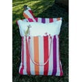 Birds with Flower Hammock Chair Swing "Cristina Stripe" | Magnolia Casual | CRRRWMB-SP2