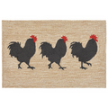 Rooster Neutral Area Rug | Trans Ocean | TOGFTP34187012