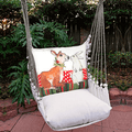 Deer & Bunny Hammock Chair Swing "Latte" | Magnolia Casual | LTRR508-SP-3