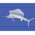 Sailfish Stainless Steel Wall Art | R Mended Metals | 100305