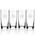 Compass Rose Iced Tea Glass Set of 4 | Rolf Glass | 223018