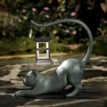 Stretching Cat LED Garden Lantern | 53054 | SPI Home