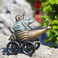 Frog and Snails Garden Sculpture "Pondside Coupe" | 34892 | SPI Home