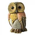 Eastern Owl Family Ceramic Figurine Set of 2  | De Rosa | F183-F383 -2