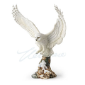 Flying Snowy Owl Sculpture | Unicorn Studios | WU77435AA