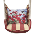 Red Poppies Hammock Chair Swing | Magnolia Casual | AMTC901-SP