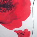 Poppy Explosion Fabric Shower Curtain | Moda at Home